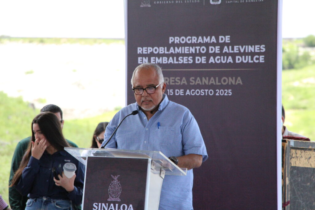 siembra de más de dos millones de alevines en presa Sanalona