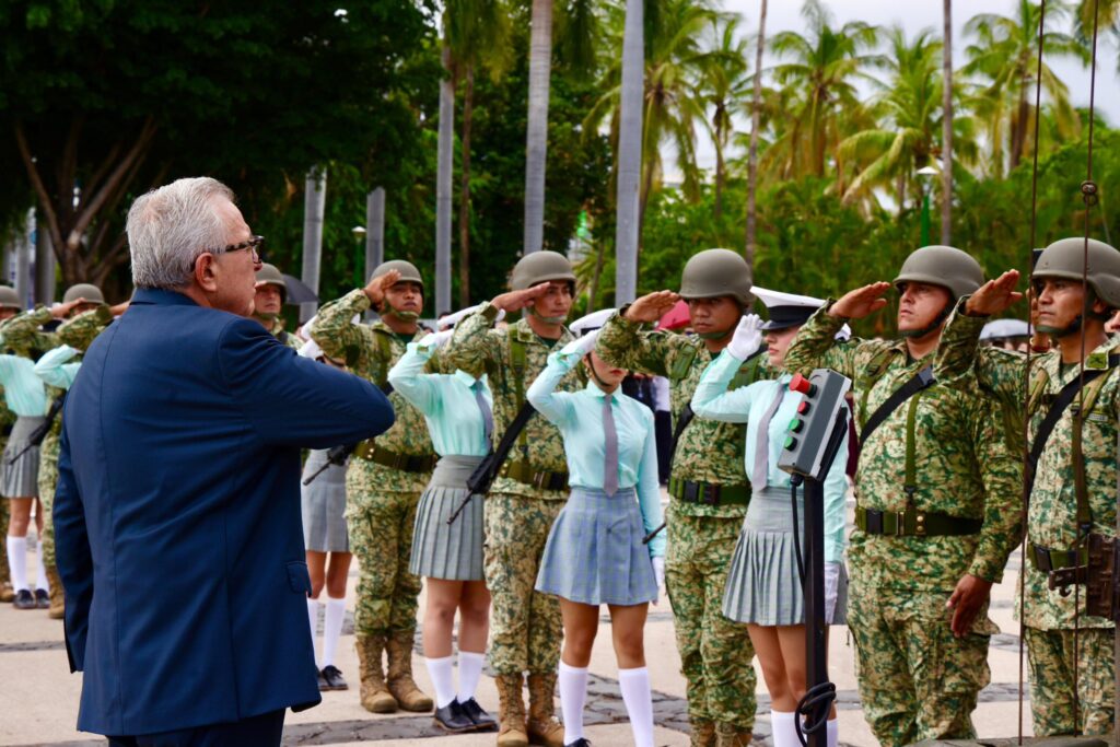 Gobernador Rubén Rocha Moya encabeza ceremonia del 215 aniversario del inicio de la Guerra de Independencia en Sinaloa
