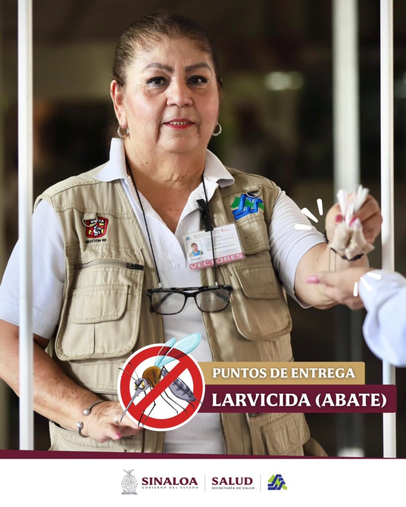 Combaten al Dengue en Sinaloa: Larvicida gratuito para los municipios