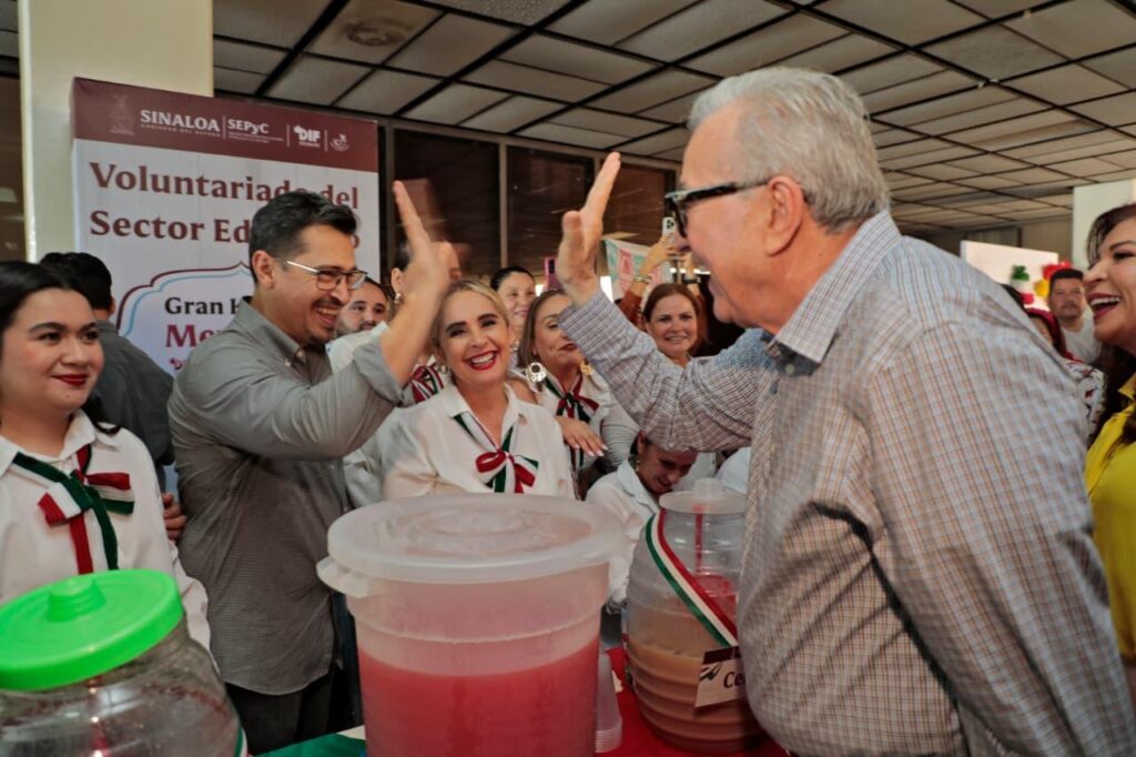 Sinaloenses disfrutan de brigadas del Bienestar y kermés mexicana con el gobernador Rocha Moya