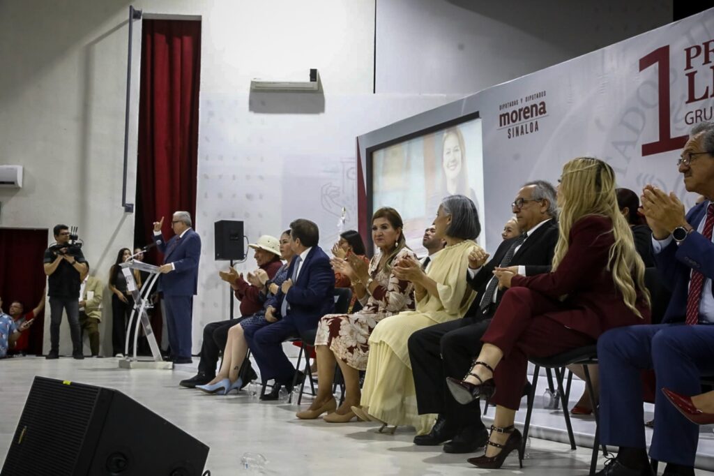 Diputados de Morena informan resultados en Guamúchil