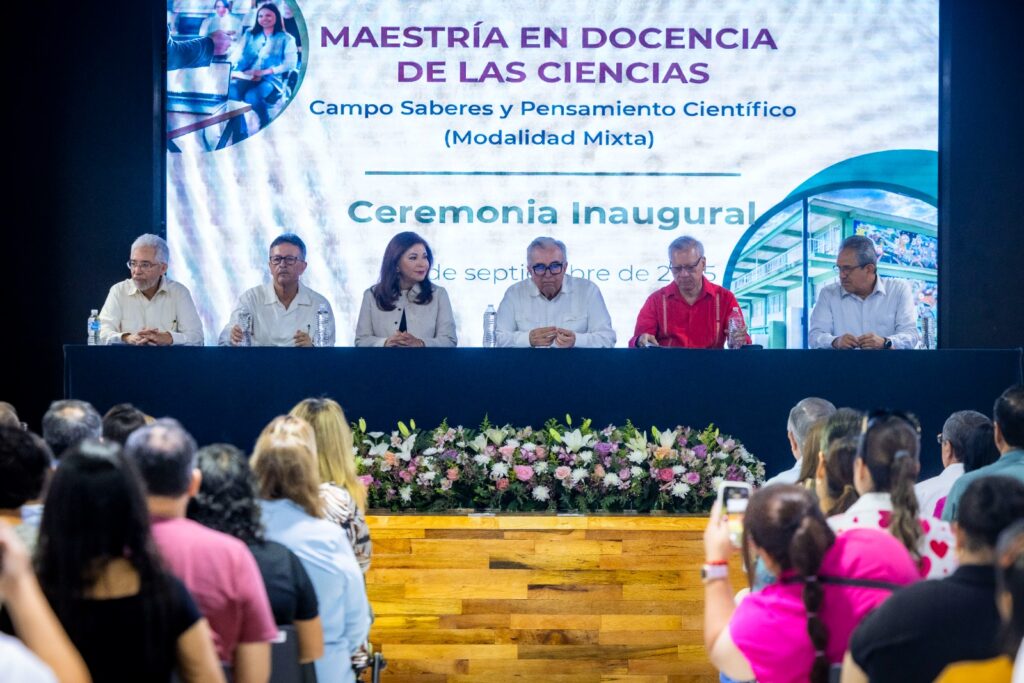 Rocha impulsa posgrado para docentes en Sinaloa: nace la Maestría en Docencia de las Ciencias