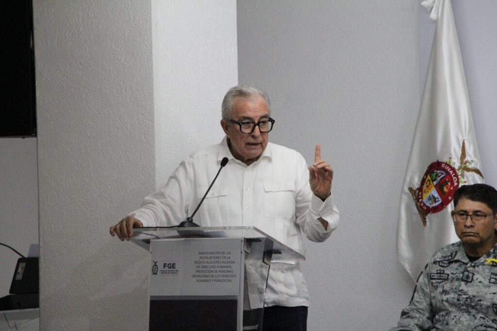 Gobernador Rocha Moya llama a la conciliación en conflicto con presidente de la Comisión de Derechos Humanos