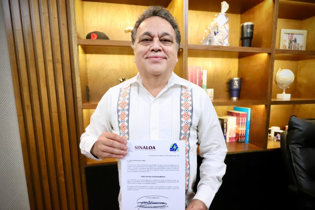 Jesús Rodríguez López toma la Dirección de Atención Médica en Sinaloa