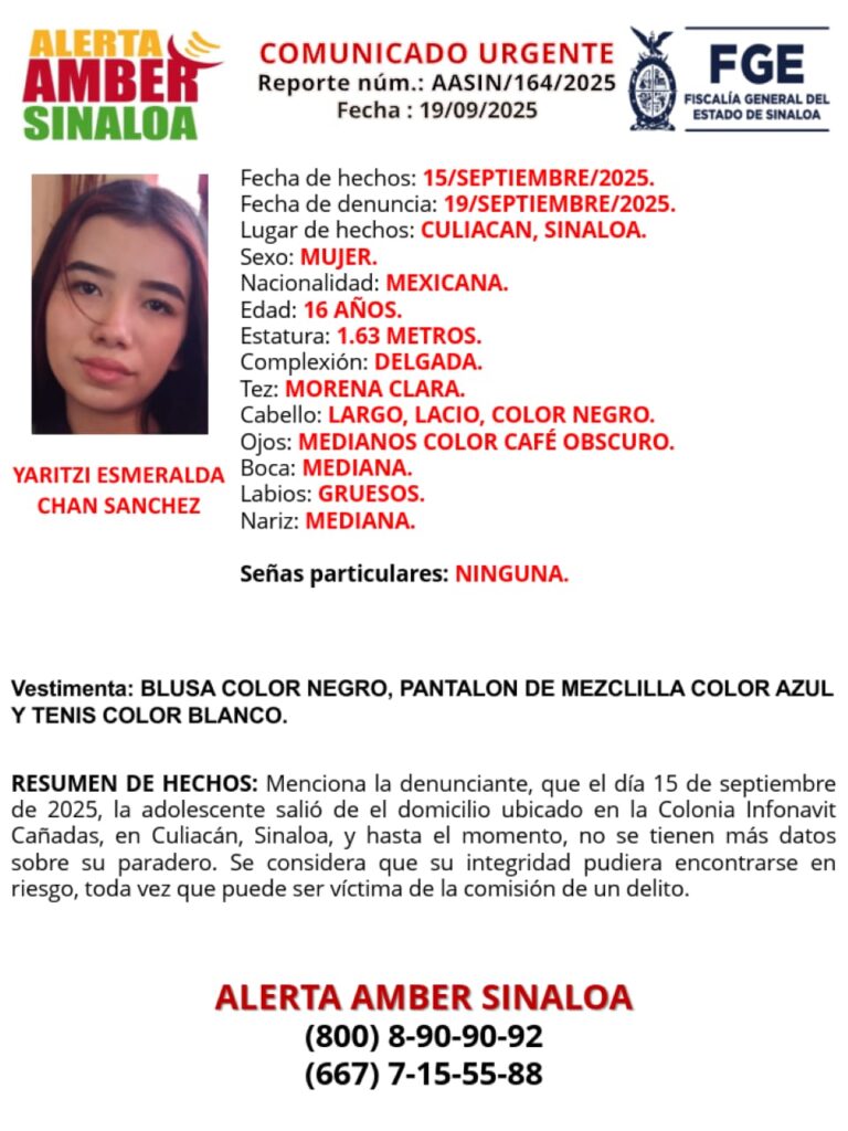Personas desaparecidas en Sinaloa