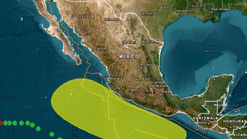 vigilancia por posibles tormentas Mario y Narda