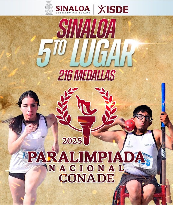 Sinaloa hace historia en la Paralimpiada Nacional CONADE 2025