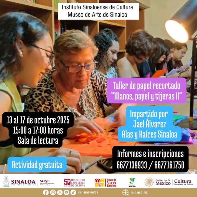 Taller de papel recortado en el MASIN