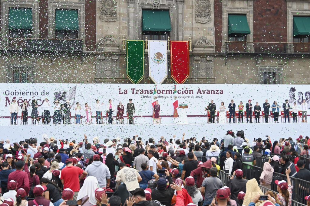 Rocha Moya acompaña a Sheinbaum en cierre de gira