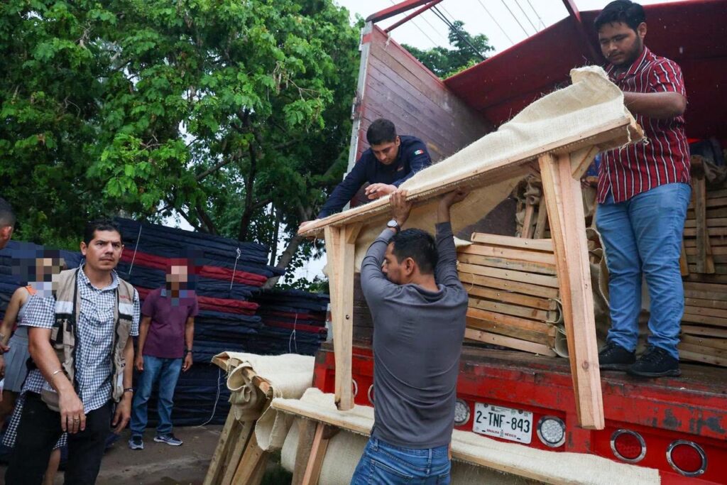 Familias desplazadas de Badiraguato