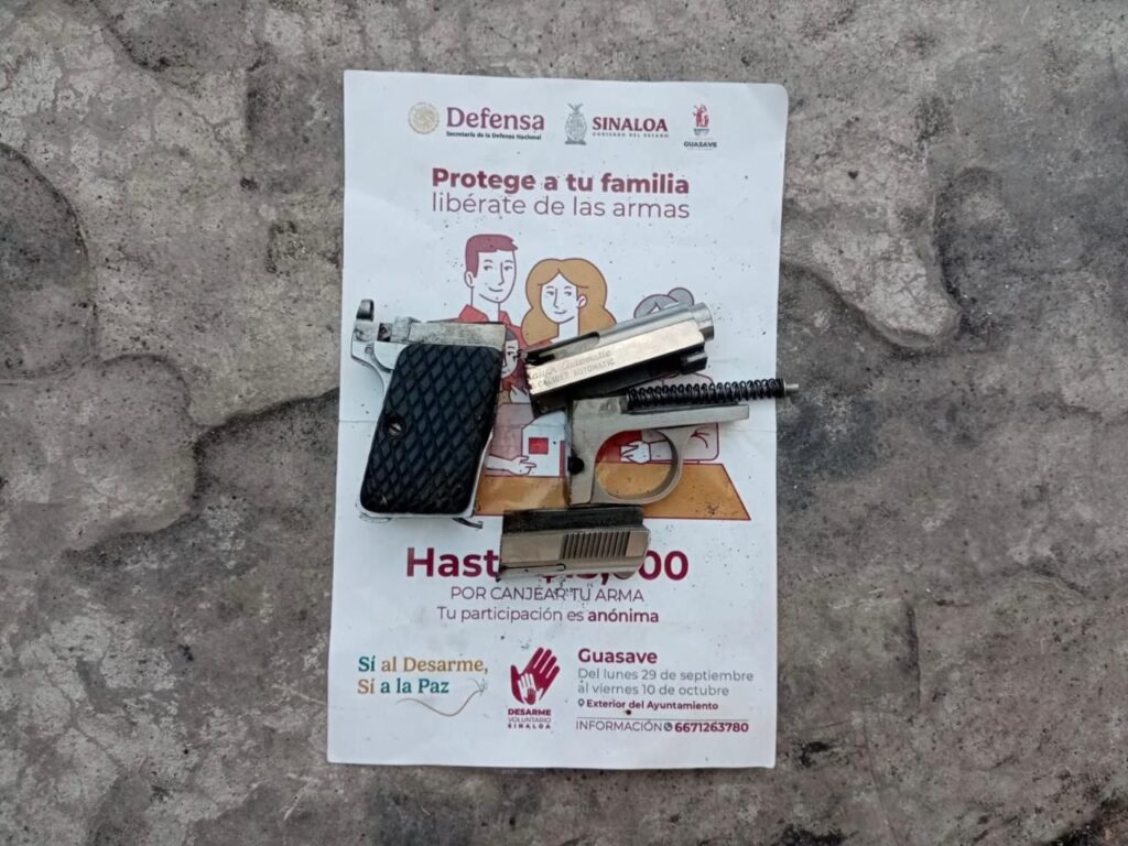 Desarme Voluntario 2025 en Sinaloa