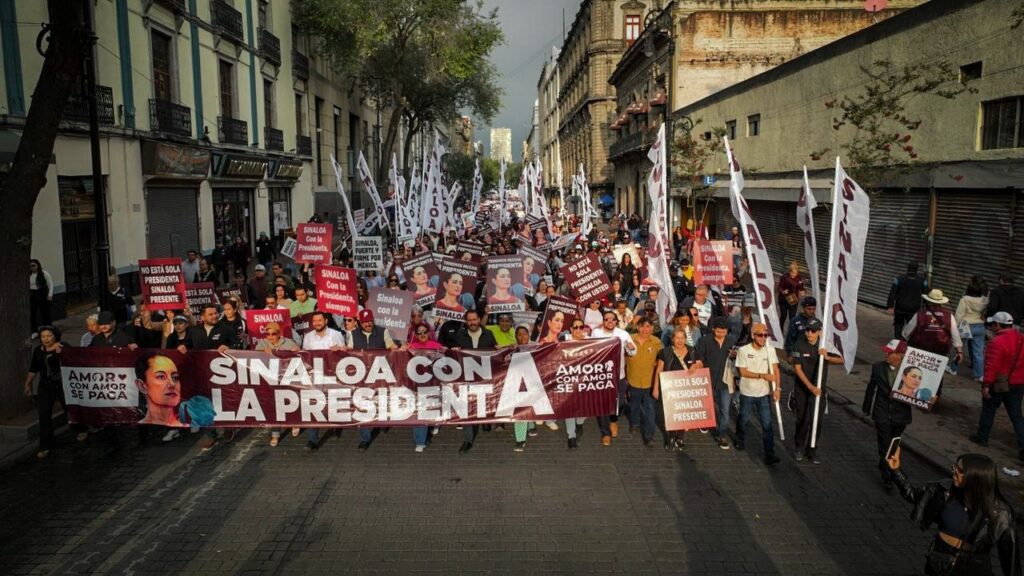 Sinaloa acompaña a Claudia Sheinbaum en el cierre de su gira