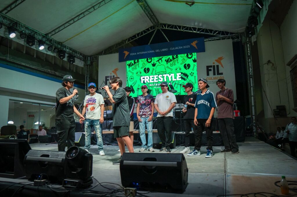 Freestyle y literatura se fusionan en la FIL Culiacán