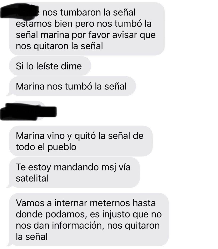 corte de señal en Concordia