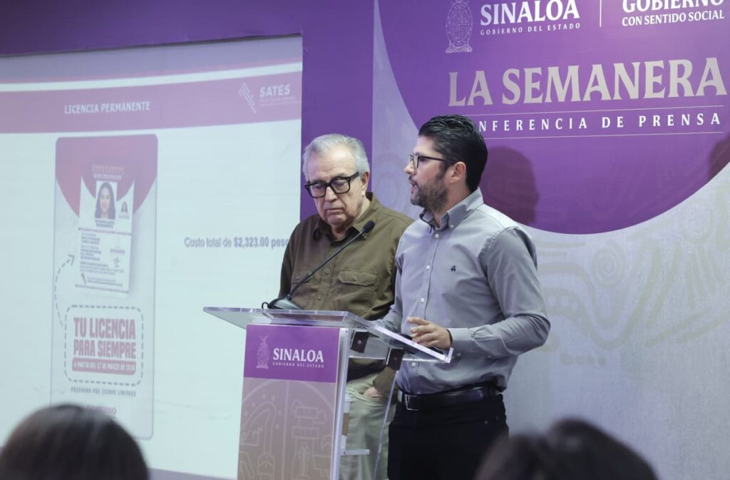 Licencia permanente en Sinaloa