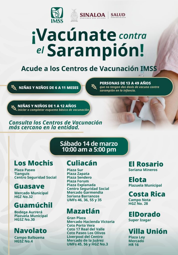 vacunación contra el sarampión