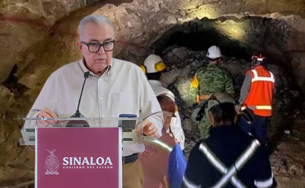 Mineros atrapados tras derrumbe de mina