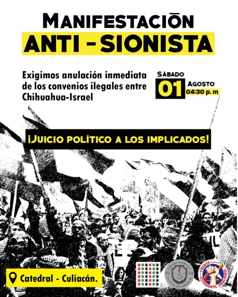 Manifestación anti-sionista