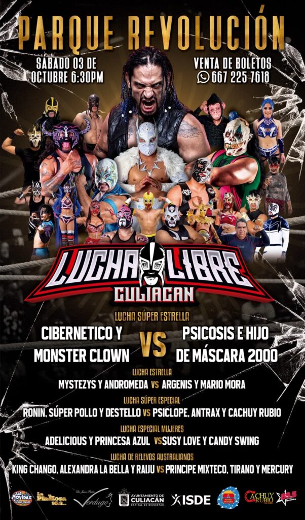 Lucha libre en Culiacán; Cibernético estelarizará