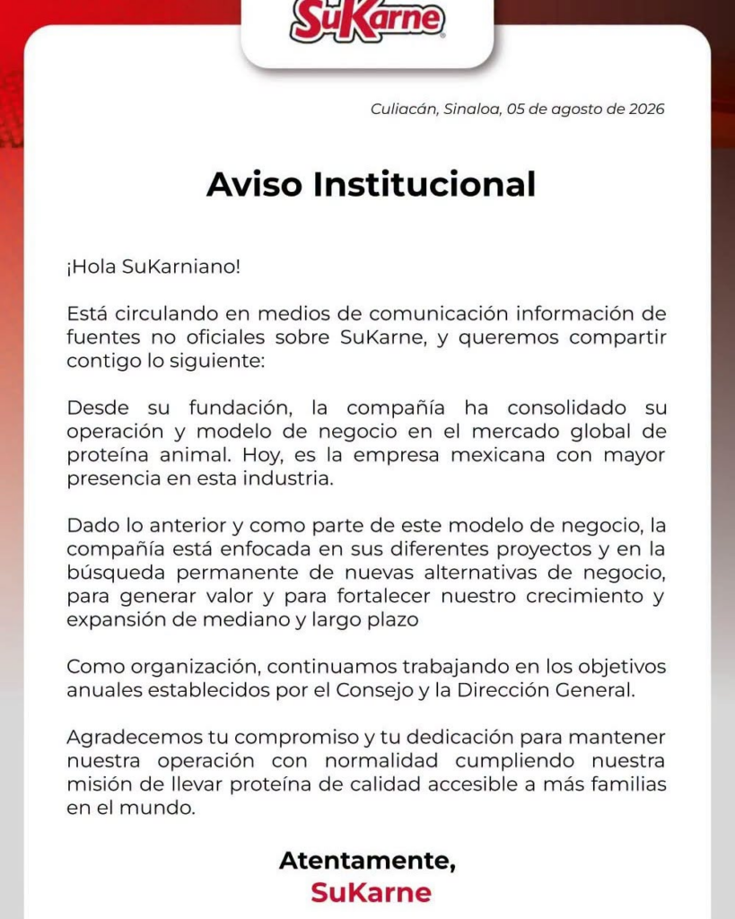 posible venta de SuKarne